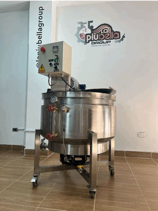 MARMITA 200 LITROS CON QUEMADOR A GAS